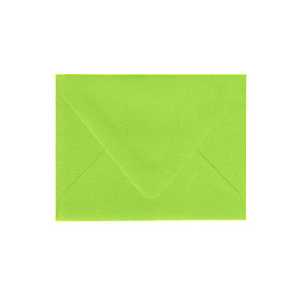 A2 Euro Flap Lime Green Envelope