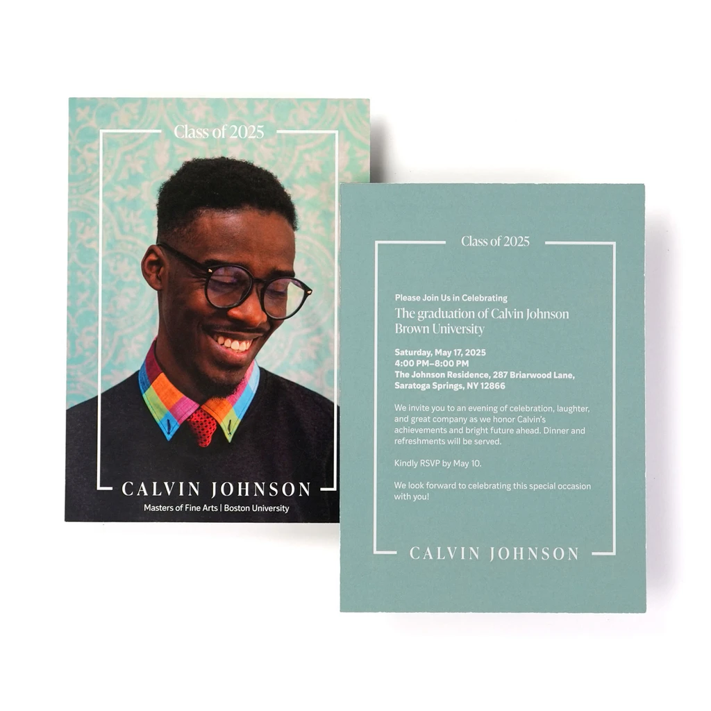 2026 Grad Portrait Graduation - Invitation Card (5x7)