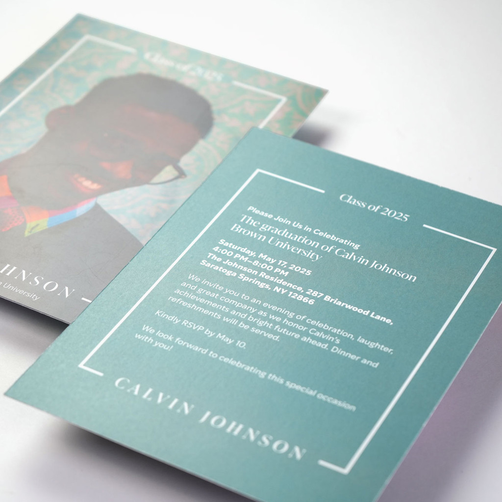 2026 Grad Portrait Graduation - Invitation Card (5x7)