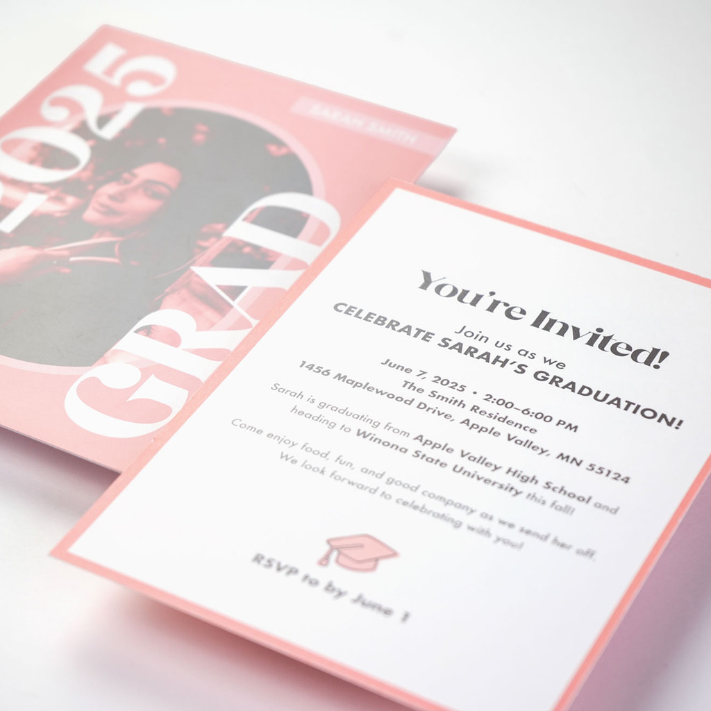 2026 Modern Arch Graduation - Invitation Card (5x7)