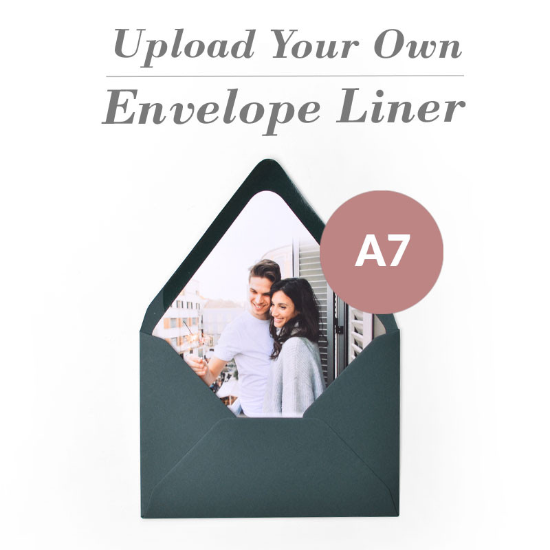 CC- Upload Your Own Design A7 Euro Flap Envelope Liner - TEST
