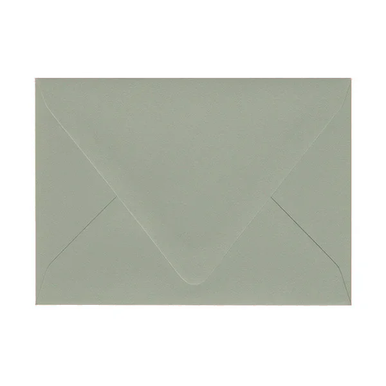 A+ Euro Flap Silver Sage Envelope