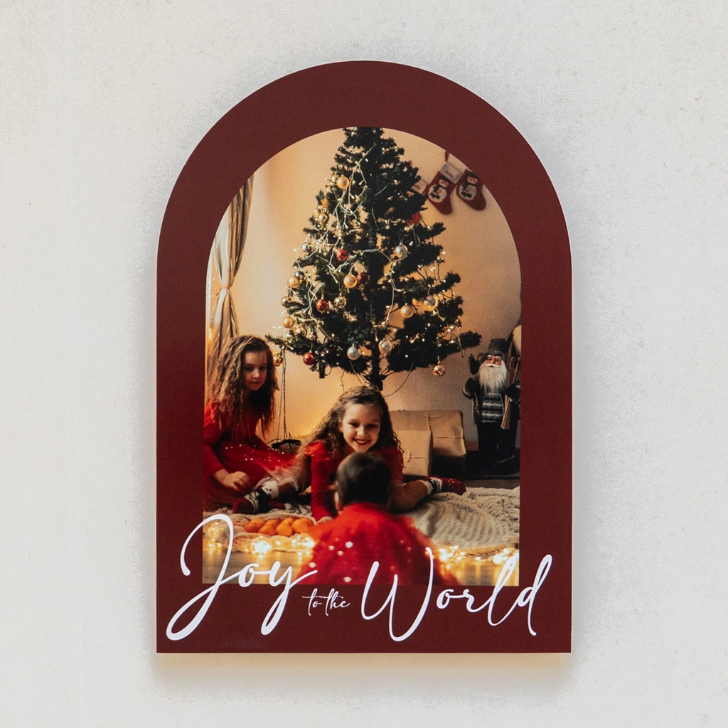 Holiday 5x7 Arch Photo Card - Upload Your Own Design