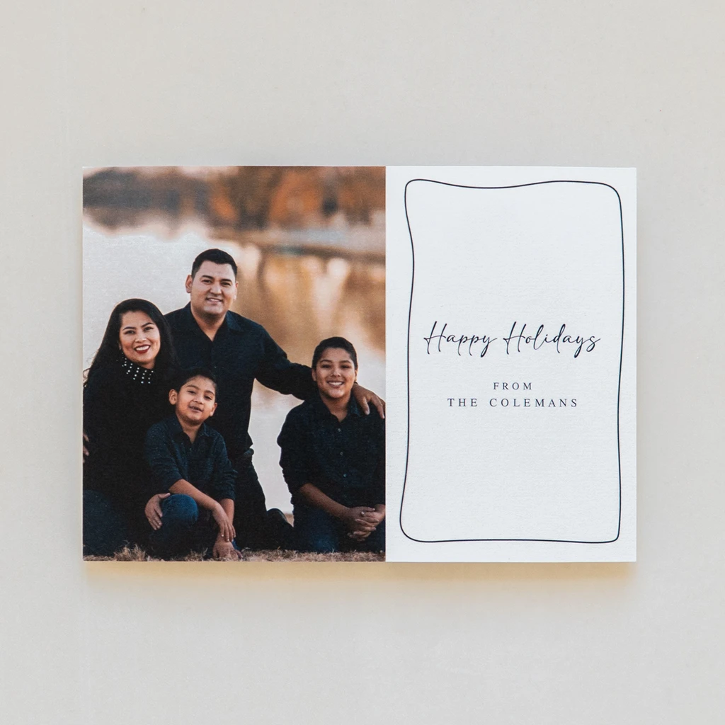 Holiday 5x7 Photo Flat Card - Upload Your Own Design