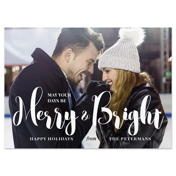 Merry and Bright - Christmas Card
