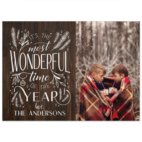 Wonderful Time of Year - Christmas Card