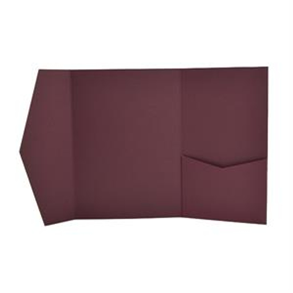 Signature A7 Pocket Invitation Claret