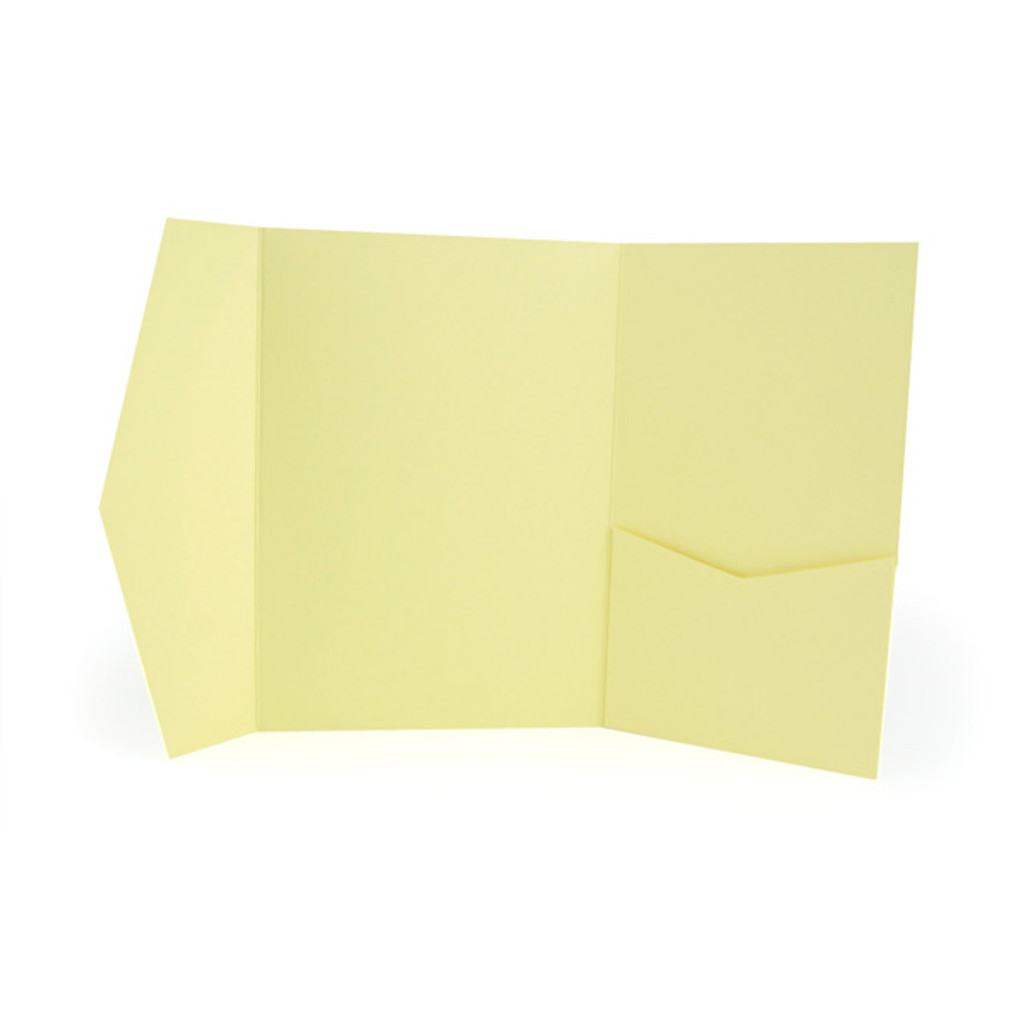 Signature A7 Pocket Invitation Sorbet Yellow