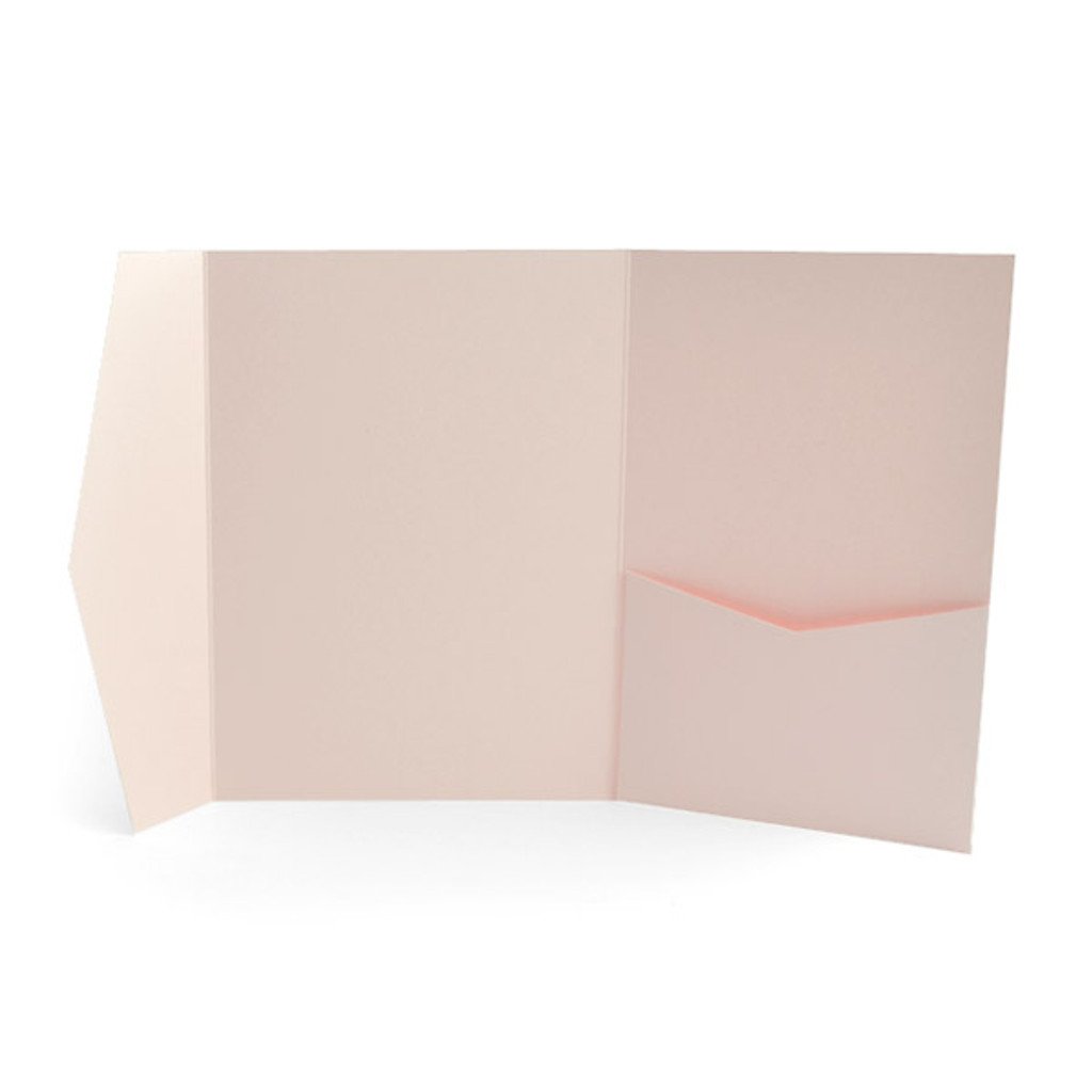 Signature Plus Pocket Invitation Soft Coral