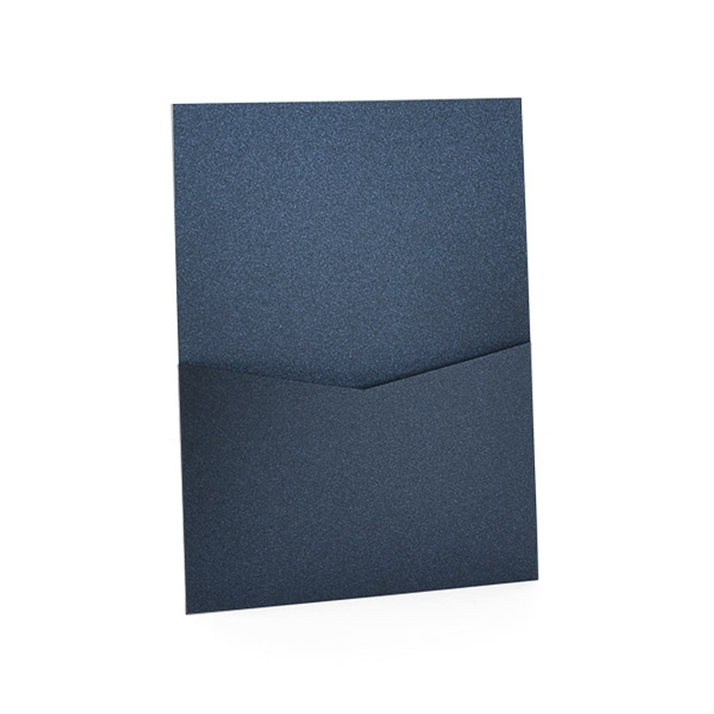 5 x 7 Panel Pockets Shiny Blue