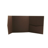 Perfetto Pocket Invitation Brown