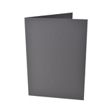 5 x 7 Folded Cards Dark Grey