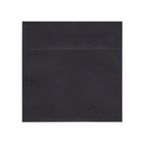 6.5 SQ Square Flap Ebony Black Envelope