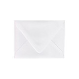 A2 Euro Flap White Frost Envelope