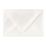 A8 Euro Flap Snow White Envelope