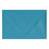 A9 Euro Flap Peacock Teal Envelope