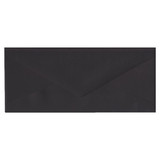 No.10 Euro Flap Ebony Black Envelope
