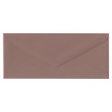 No.10 Euro Flap Nubuck Brown Envelope