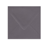 6.5 SQ Inner Ungummed Euro Flap Dark Grey Envelope