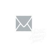 6.5 SQ Inner Ungummed Euro Flap Dusty Blue Envelope