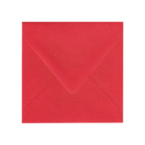 6.5 SQ Euro Flap Bright Red Envelope