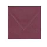 6.5 SQ Euro Flap Burgundy Envelope