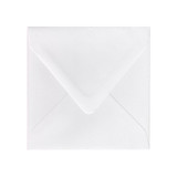 6.5 SQ Euro Flap White Frost Envelope