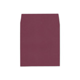 6.5 SQ Square Flap Envelope Liners Burgundy