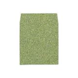 6.5 SQ Square Flap Envelope Liners Glitter Absinthe