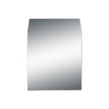 6.5 SQ Square Flap Envelope Liners Mirror Silver