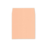 6.5 SQ Square Flap Envelope Liners Peach