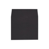 A7 Square Flap Envelope Liners Ebony Black