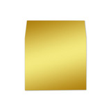 A7 Square Flap Envelope Liners Mirror Gold