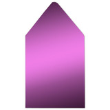 6.5 SQ Euro Flap Envelope Liners Mirror Purple