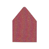 A2 Euro Flap Envelope Liners Glitter Crimson