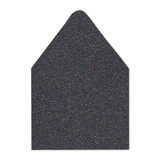 A+ Euro Flap Envelope Liners Glitter Black Diamond