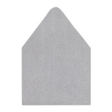 A+ Euro Flap Envelope Liners Glitter Silver