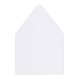 A9 Euro Flap Envelope Liners White Frost