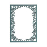 Vines Laser Invitation Frame