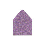 RSVP Euro Flap Envelope Liners Glitter Wild Orchid