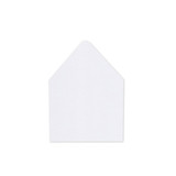 RSVP Euro Flap Envelope Liners White Frost