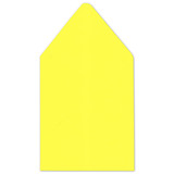 6.75 SQ Euro Flap Envelope Liners Factory Yellow