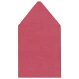 6.75 SQ Euro Flap Envelope Liners Glitter Red