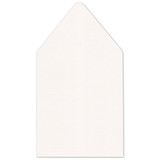 6.75 SQ Euro Flap Envelope Liners Snow White