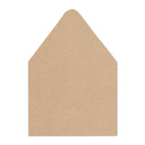 A8 Euro Flap Envelope Liners Straw Kraft