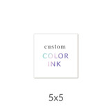 5x5 Printed Card -  Color Ink Upload Your Own Design