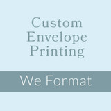 We Format  Color Ink Printed A8 We Format
