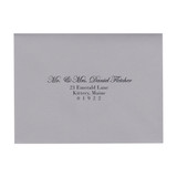 Full Guest Address Black Ink Printed A+ Euro Flap Envelopes