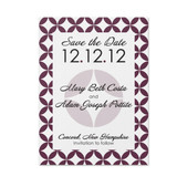 Retro Pattern - Save The Date