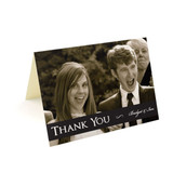 Color Stripe Photo Thank You Cards